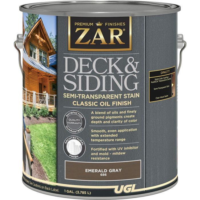 ZAR Classic Semi-Transparent Oil Finish Deck and Siding Stains