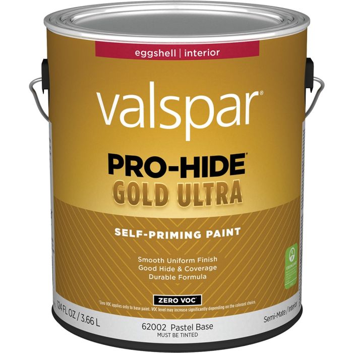 Valspar 1gal Eggshell Finish Pastel Base Pro-Hide Gold Ultra Interior Paint