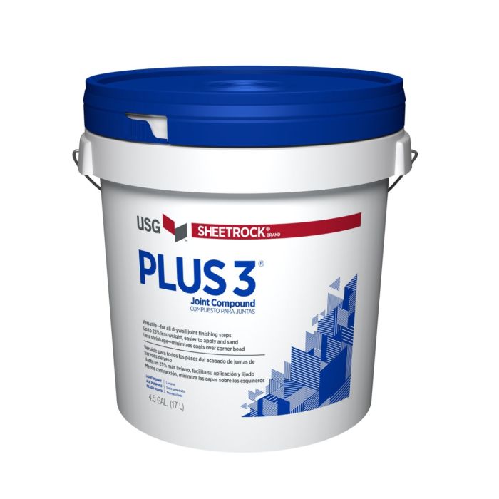 USG Plus-3 Lightweight Joint Compounds Blue Lid
