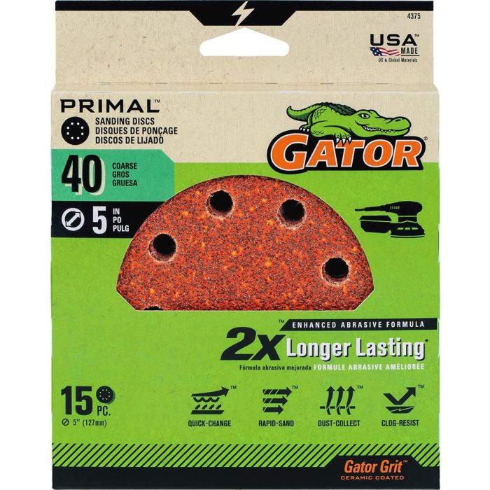 Gator Hook & Loop Power Sanding Discs