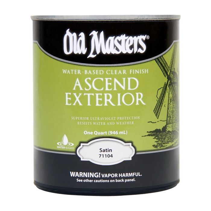 Old Masters Ascend Exterior Water-Based Clear Finishes
