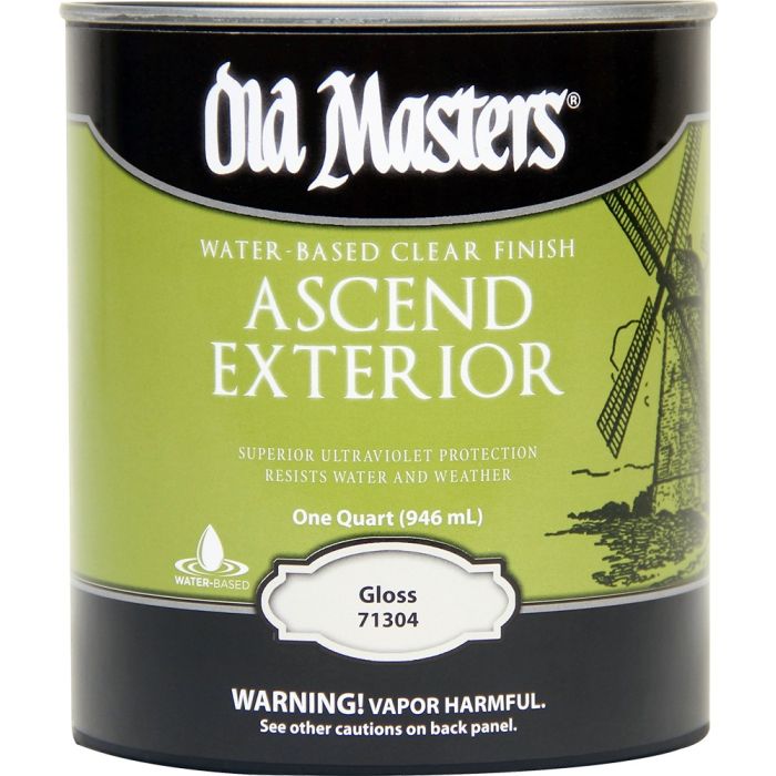 Old Masters Ascend Exterior Water-Based Clear Finishes