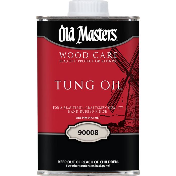 Old Masters Pure Tung Oils