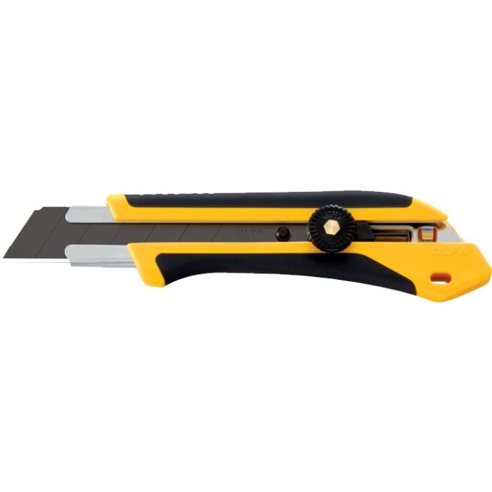 OLFA XH-1 25mm 7-Pt X-Design Fiberglass-Reinforced Ratchet-Lock Extra Heavy-Duty Snap-Off Utility Knife