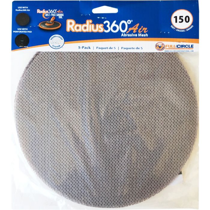 FCI SD150-5 Mesh Abrasive for Radius 360 Air 150 Grit 5Pk