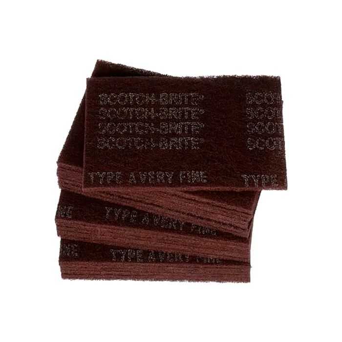 3M 6" x 9" Very Fine Scotch-Brite Maroon Hand Pad (20 per Pack)