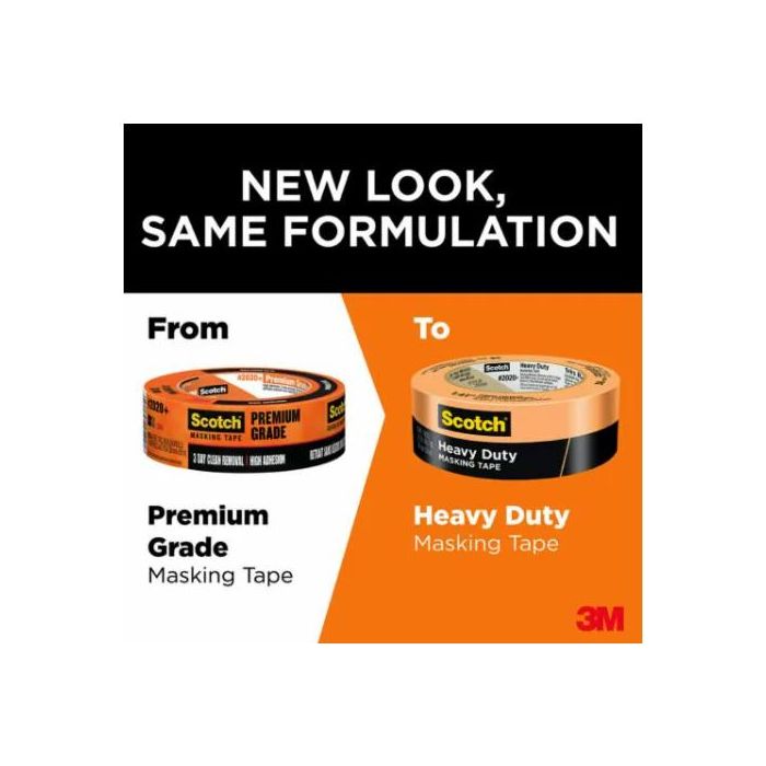 3M 2020+ Scotch Heavy Duty Masking Tapes