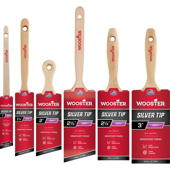 Wooster Silver Tip Brush Sampler