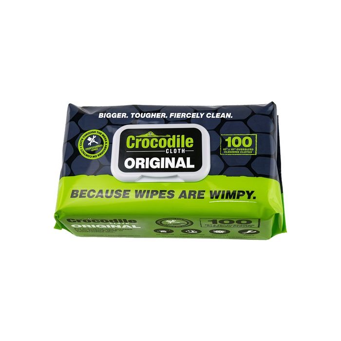 Crocodile Cloth 10" x 15" Original Wipes (100 Pack)