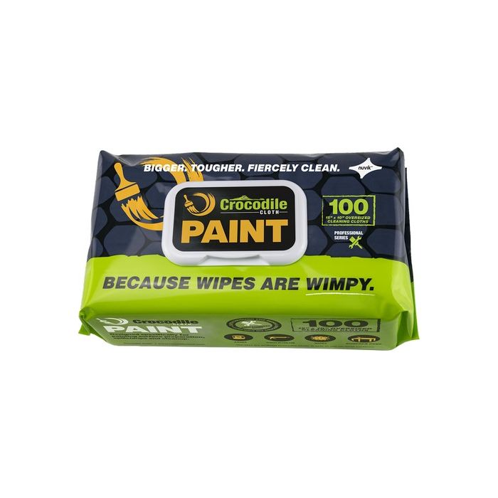 Crocodile Cloth 10" x 15" Paint Wipes (100 Pack)