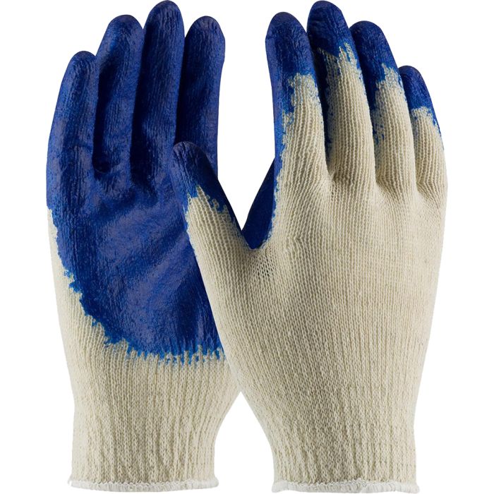 West Chester Large Economy Knit Cotton/Poly Glove w/Latex Coated Grip (12 Pairs)