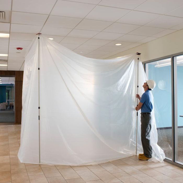 ZipWall 10 ft. Spring Loaded Dust Barrier Poles (4 Pack)