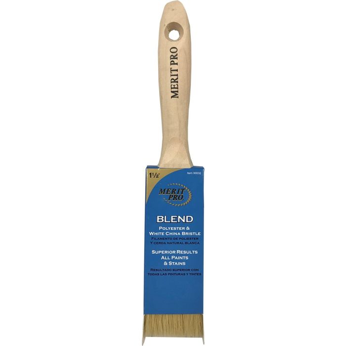 Merit Pro White China Bristle/Polyester Brushes