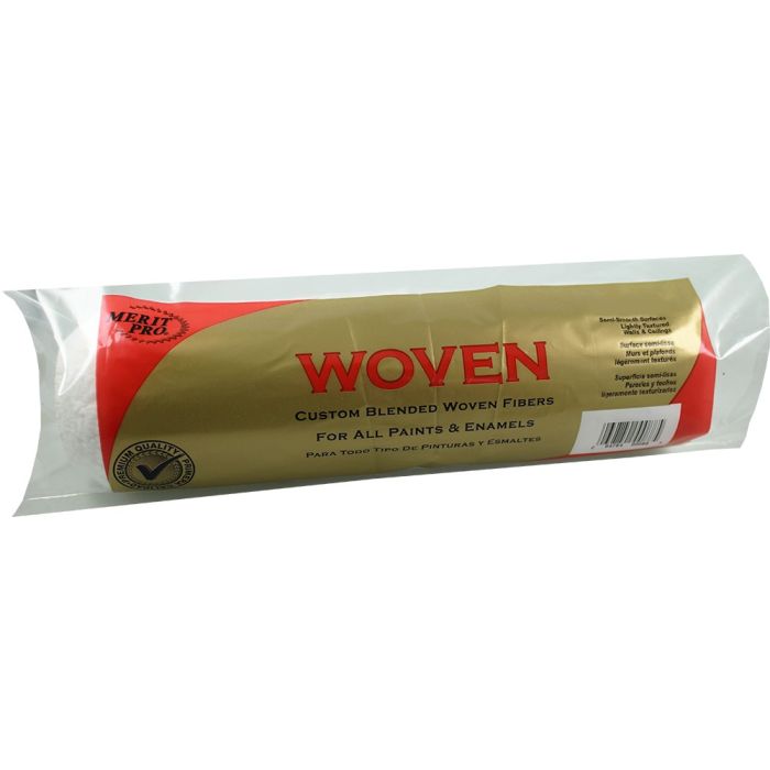 Merit Pro 9" x 1/4" Nap Woven Roller Cover