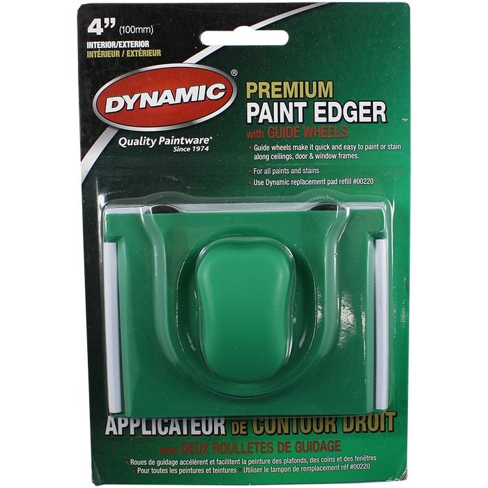 Dynamic 4" Interior/Exterior Molding & Trim Paint Edger w/Guide Wheels