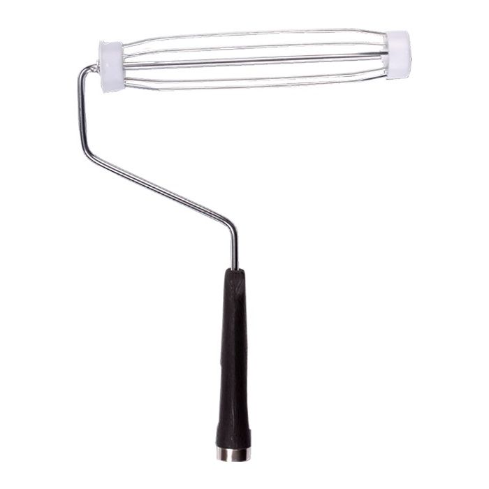 Dynamic 9" x 1/4" Shank 5-Wire Consumer Roller Frame w/Black Handle