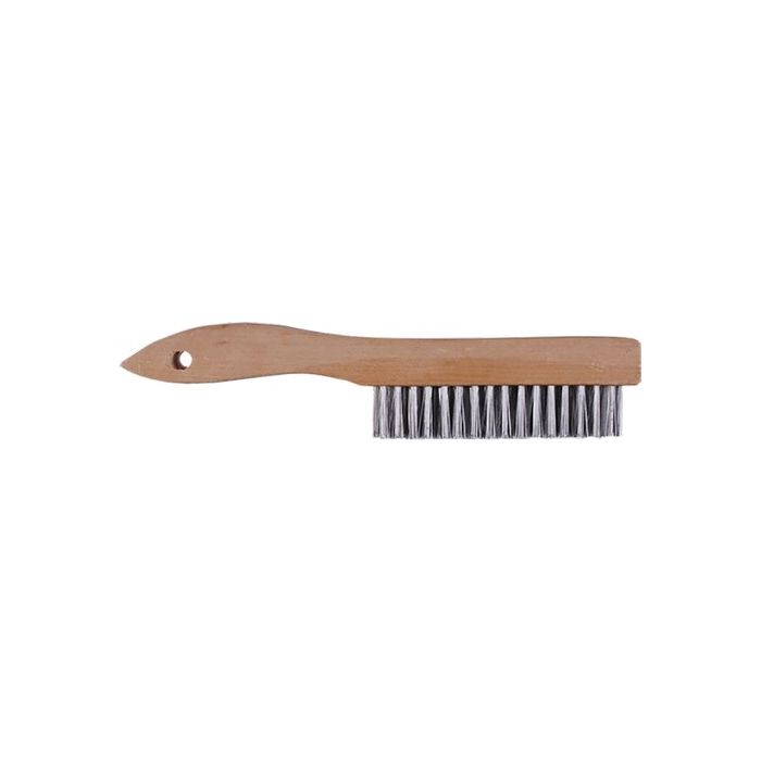 Dynamic 4 x 16 Row Wood Shoe Handle Wire Brush
