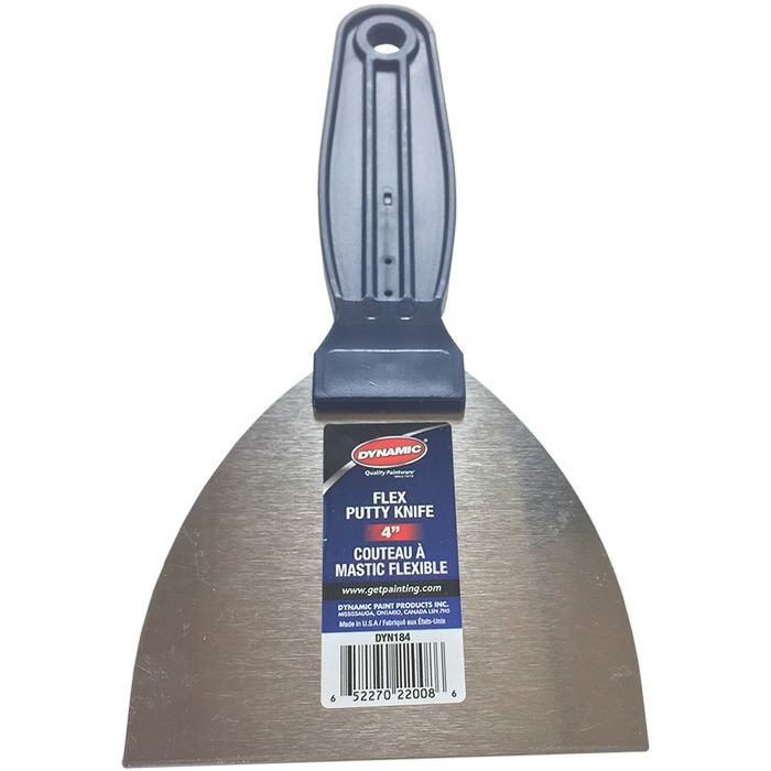 Dynamic 4" DIY Flex Broad Knife w/Carbon Steel Blade