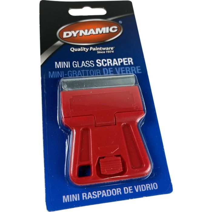 Dynamic Mini Glass Scraper, Carded