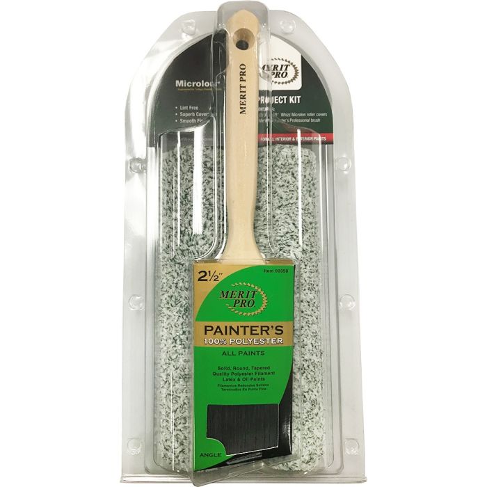 Merit Pro Painters Brush & Roller Combo