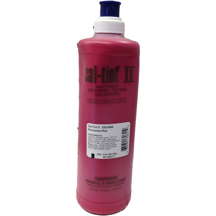 Chromaflo 1pt Permanent Red Cal-Tint II Universal Tinting Colorant