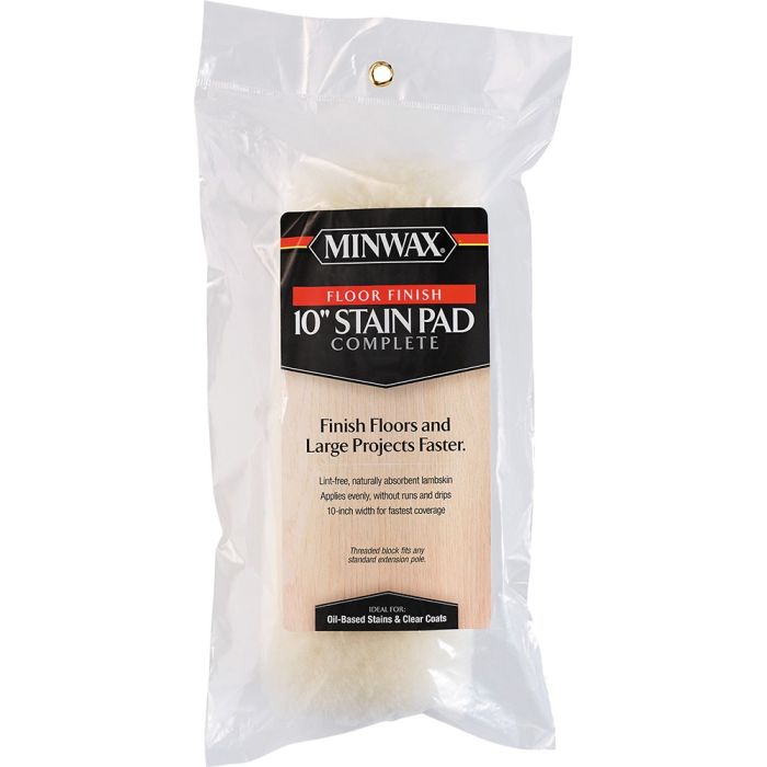 Minwax 10" Lambskin Floor Stain Pad Complete