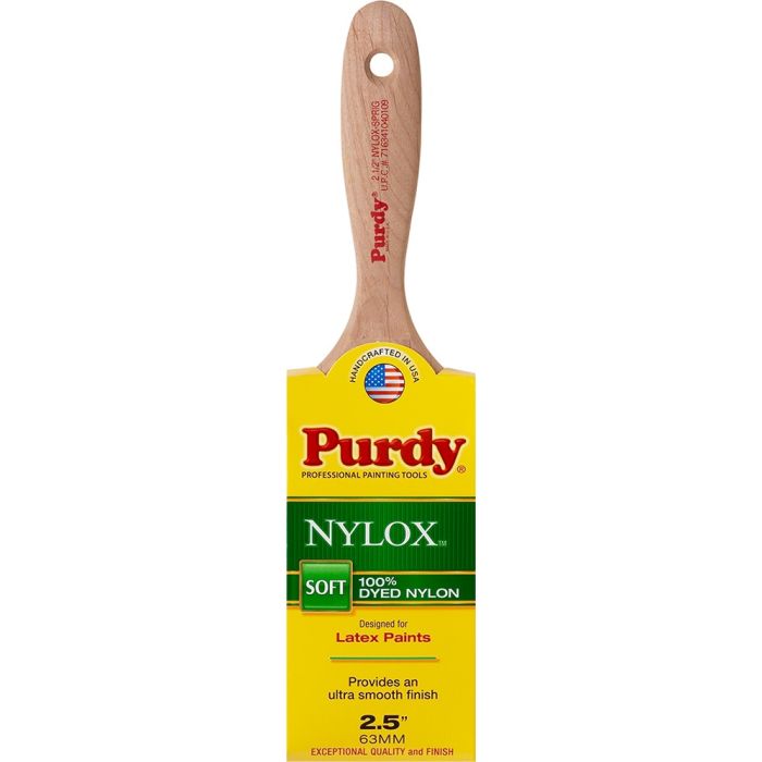 Purdy 100% Dyed Nylon Nylox Paint Brushes