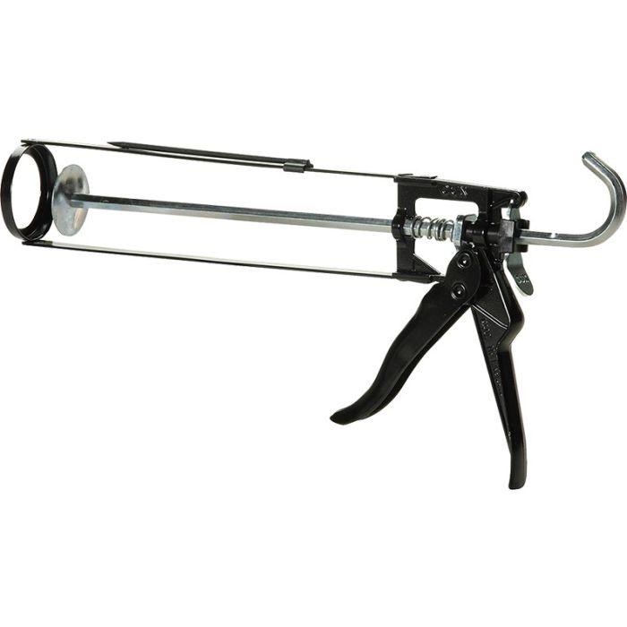 Cox 10.5oz EasiFlow Heavy Duty Steel Skeleton Frame Caulk Gun