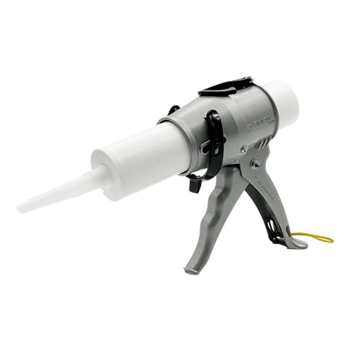 SILIGUN PRO 10oz Compact Cast Aluminum Body Caulk Gun (24:1 Thrust Ratio)