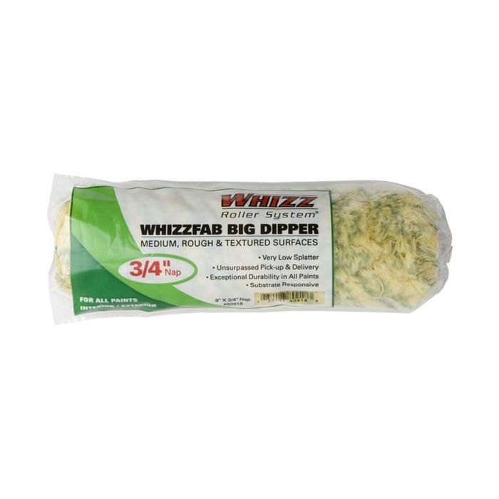 Whizz 9" Whizzfab Polyamide Fabric 3/4" Nap Roller Cover
