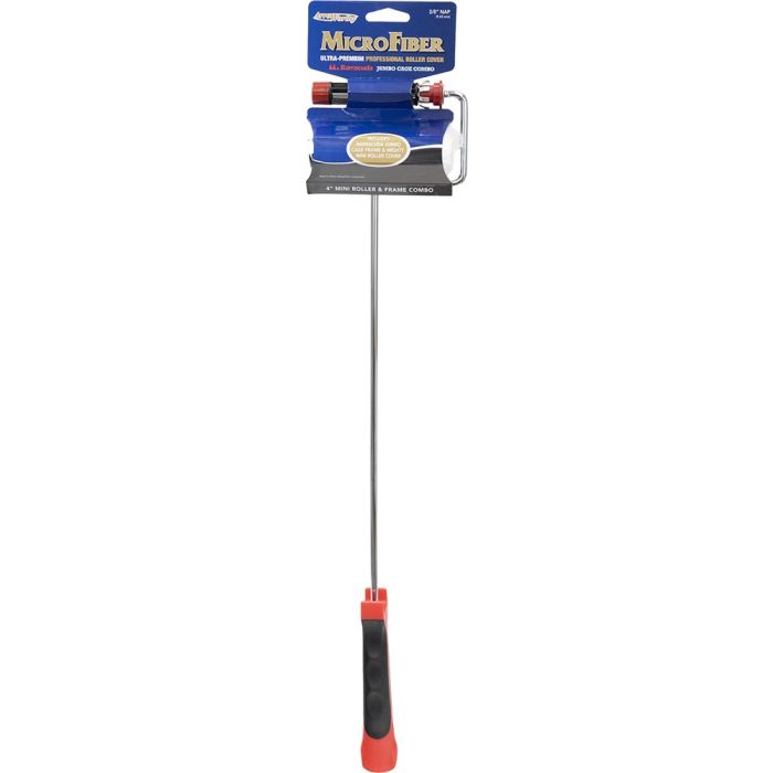 Arroworthy 4" x 22" Jumbo Frame w/3/8" Nap Microfiber Combo Mini Roller & Frame