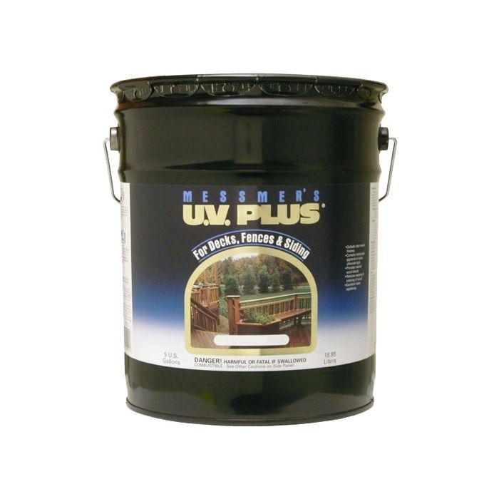 Messmers UV Plus Transparent Stain for Decks, Fences, & Siding