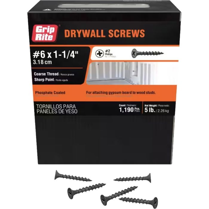 Grip-Rite Drywall Screws