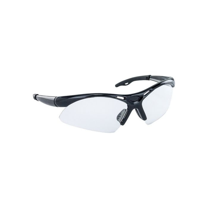 SAS Black Frame/Clear Lens Diamondbacks Safety Eyewear