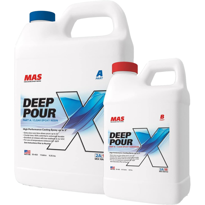 MAS Epoxies 1.5gal Kit Deep Pour X Epoxy Resin