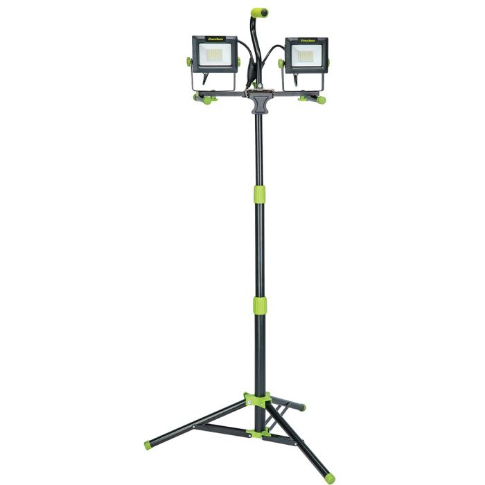 Powersmith 8,000 Lumen Dual Head LED Work Light w/Tripod