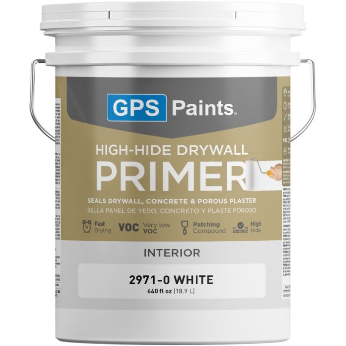 GPS Paints 5gal High Hide Drywall Primer