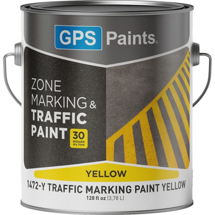 GPS Paints 1gal Yellow Zone Marking & Traffic Paint