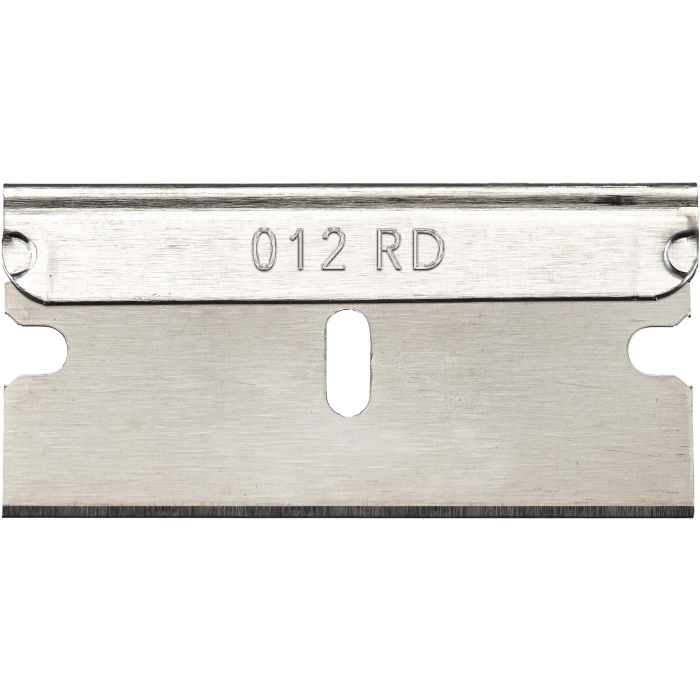 AccuTec .012 Pro Single Edge Blade Steel Back Clamshell 100pk