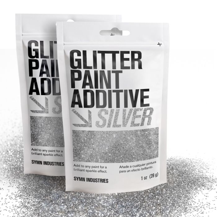 SYMN Industries 3oz Silver Glitter Paint Additive