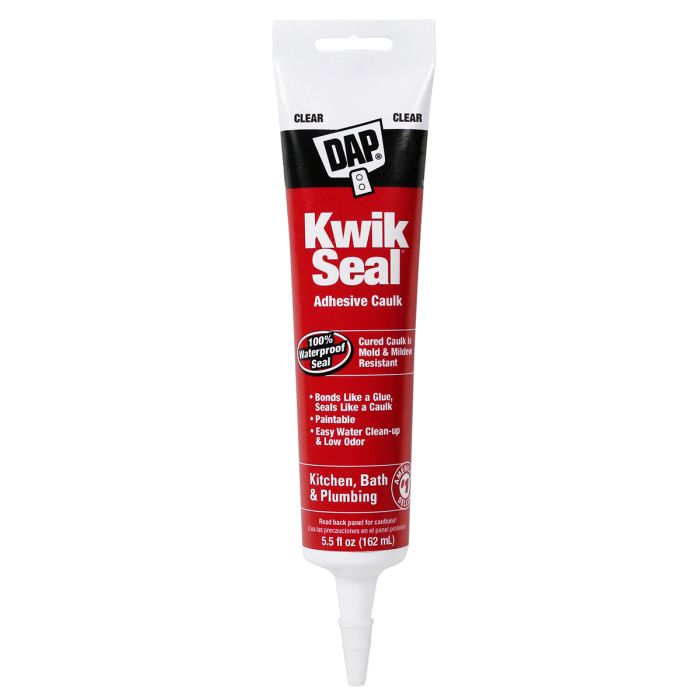 DAP Kwik Seal 5.5 oz. Kitchen & Bath Adhesive Caulk