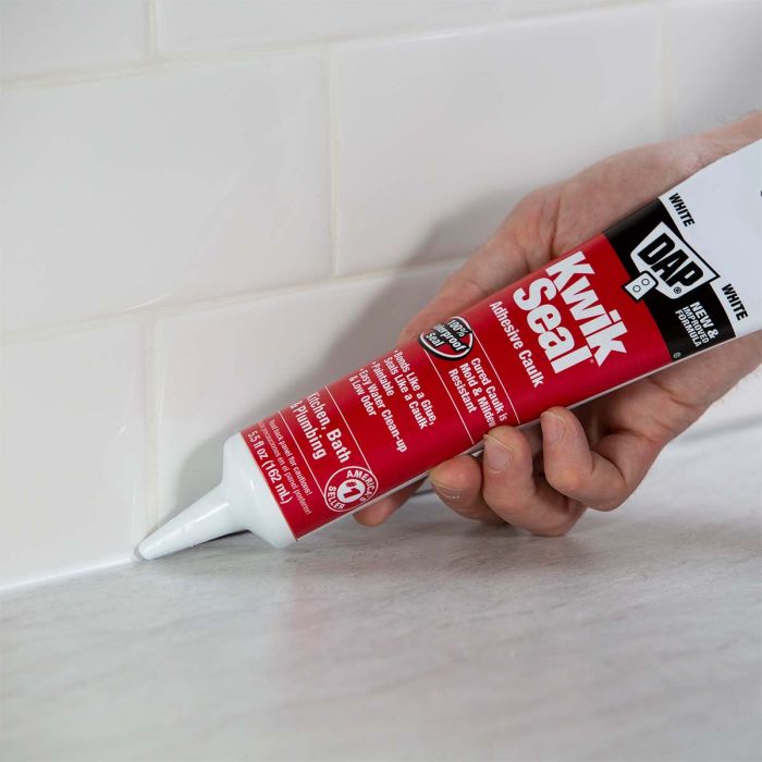 DAP Kwik Seal 5.5 oz. Kitchen & Bath Adhesive Caulk