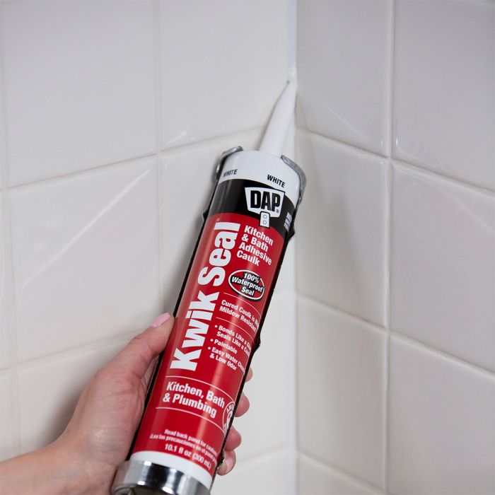 DAP Kwik Seal 5.5 oz. Kitchen & Bath Adhesive Caulk