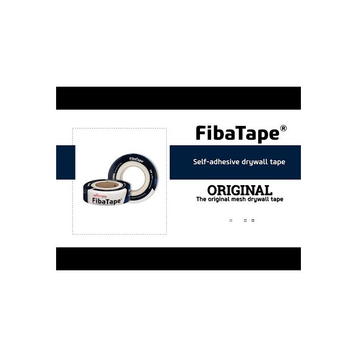 Fibatape Original White Self Adhesive Mesh Drywall Joint Tape