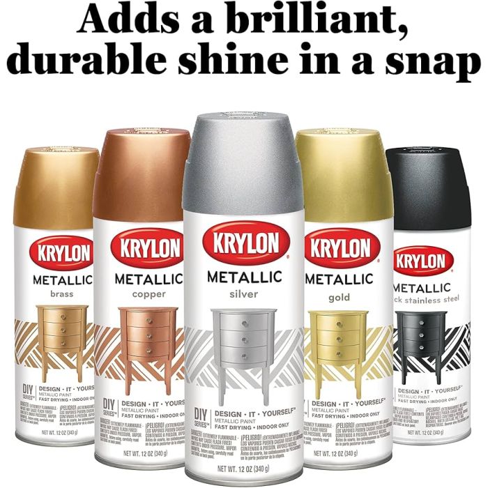Krylon 11oz Metallic Sprays