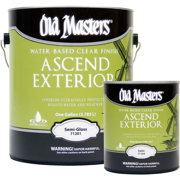 Old Masters Ascend Exterior Water-Based Clear Finishes