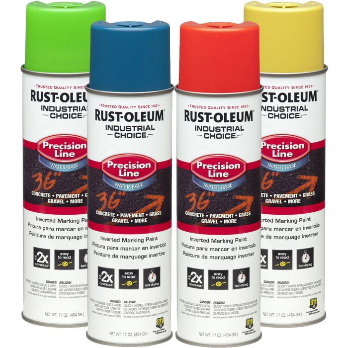 Rust-Oleum Industrial Choice Water-Based Inverted Marking Spray Paints