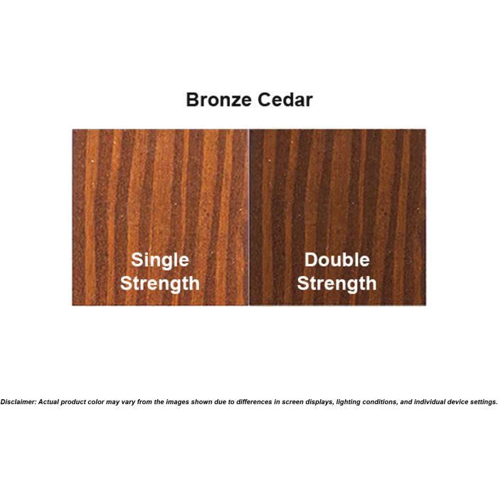 Seal-Once 5gal Bronze Cedar Single Strength Semi-Transparent Marine Grade Premium Wood Stain & Sealer