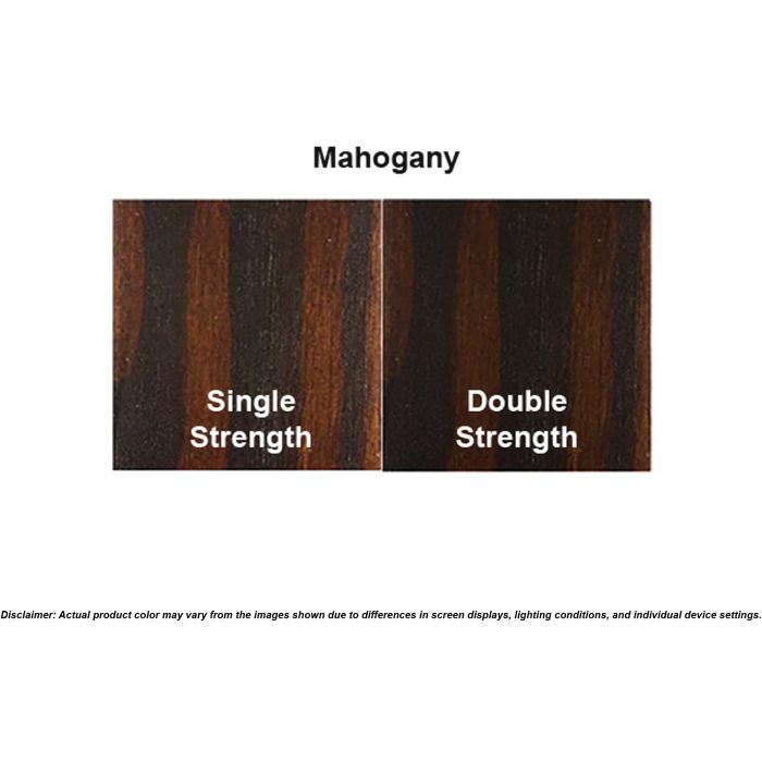 Seal-Once 1gal Mahogany Double Strength Semi-Transparent Marine Grade Premium Wood Stain & Sealer