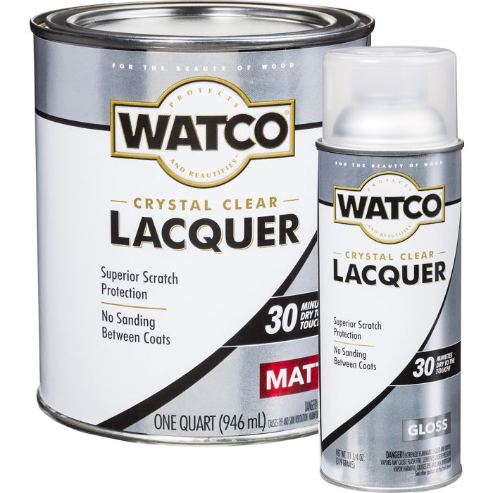 Watco Clear Lacquer Wood Finishes